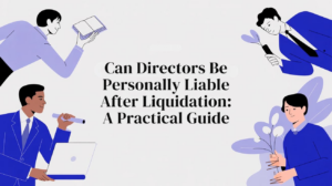 Can directors be personally liable after liquidation in Australia – illustrated guide showing business professionals around article title