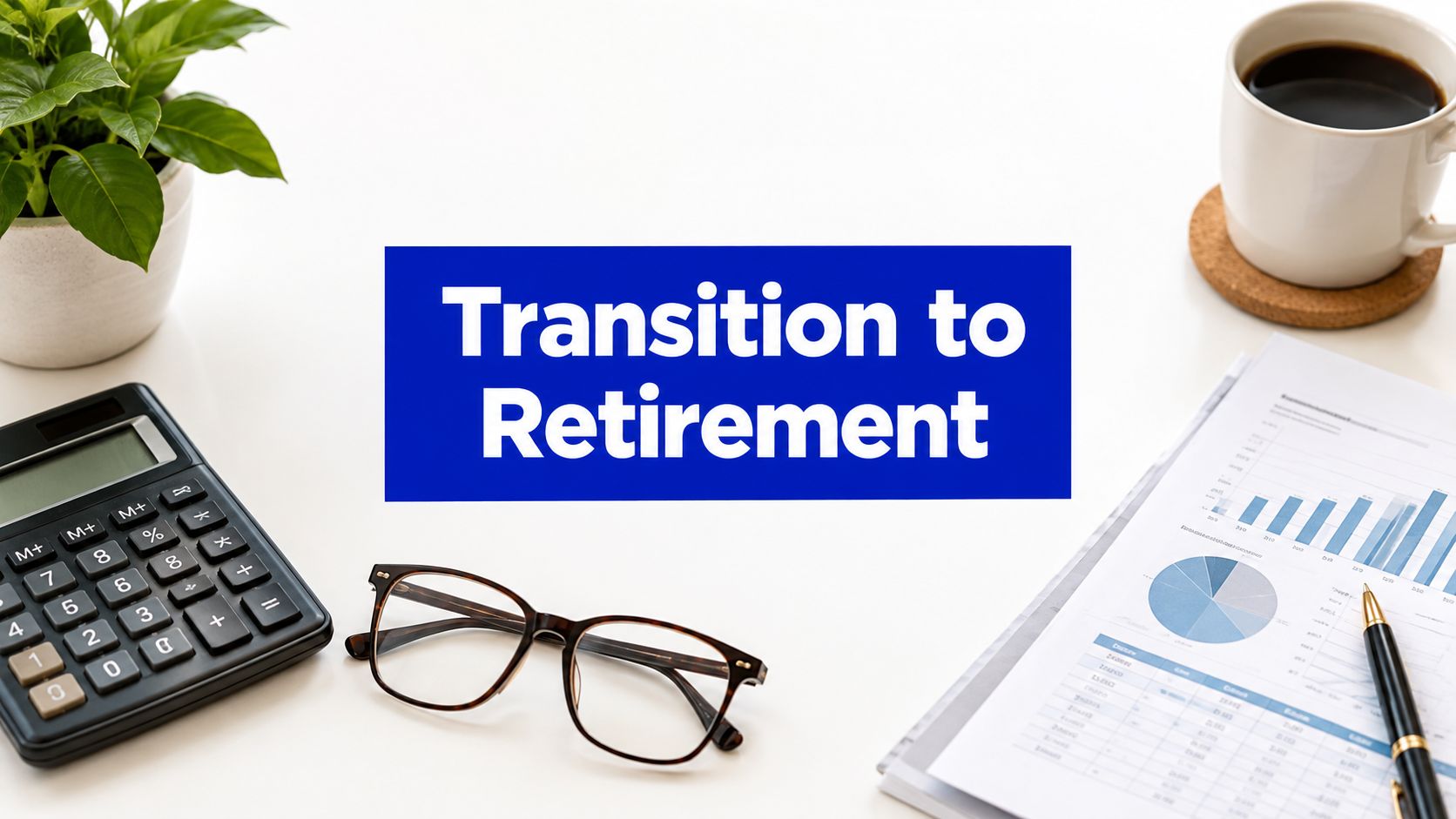Transition to retirement planning with a calculator and super statements